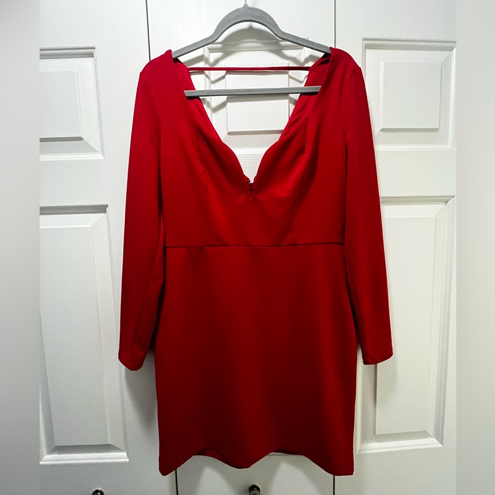 Cherry red Express dress